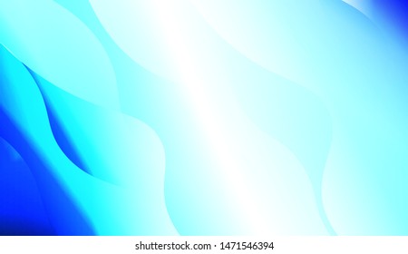 Template Background With Wave Geometric Shape. For Design, Presentation, Business. Vector Illustration with Color Gradient