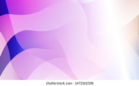 Template Background With Wave Geometric Shape. For Design, Presentation, Business. Vector Illustration with Color Gradient