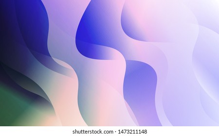 Template Background With Wave Geometric Shape. For Design, Presentation, Business. Vector Illustration with Color Gradient
