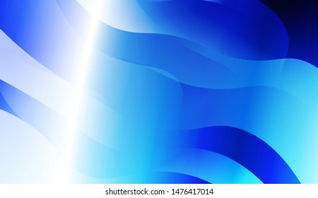 Template Background With Wave Geometric Shape. For Design, Presentation, Business. Vector Illustration with Color Gradient
