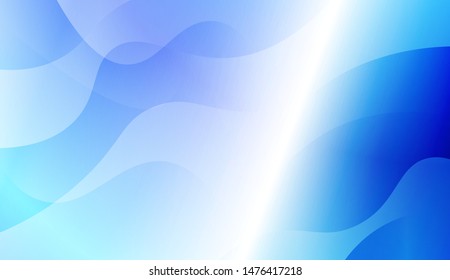 Template Background With Wave Geometric Shape. For Design, Presentation, Business. Vector Illustration with Color Gradient