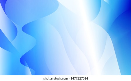 Template Background With Wave Geometric Shape. For Design, Presentation, Business. Vector Illustration with Color Gradient