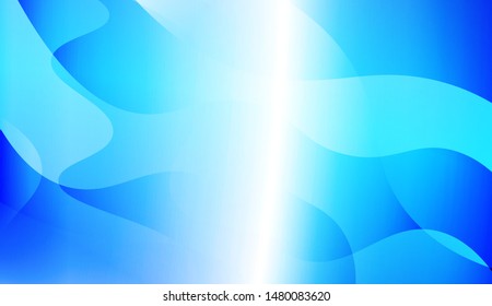Template Background With Wave Geometric Shape. For Design, Presentation, Business. Vector Illustration with Color Gradient