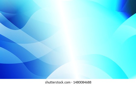 Template Background With Wave Geometric Shape. For Design, Presentation, Business. Vector Illustration with Color Gradient