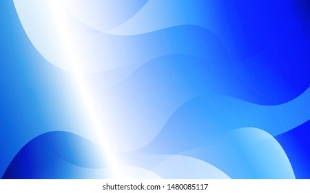 Template Background With Wave Geometric Shape. For Design, Presentation, Business. Vector Illustration with Color Gradient