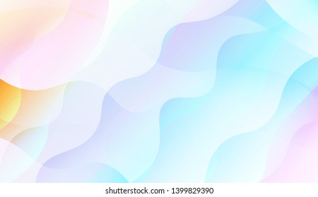 Template Background With Wave Wave Shape. For Design, Presentation, Business. Vector Illustration.