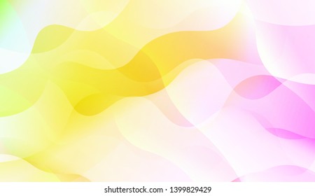 Template Background With Wave Wave Shape. For Design, Presentation, Business. Vector Illustration.