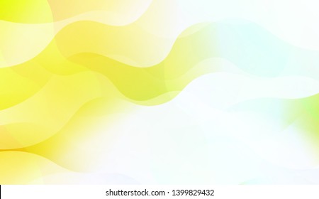 Template Background With Wave Wave Shape. For Design, Presentation, Business. Vector Illustration.