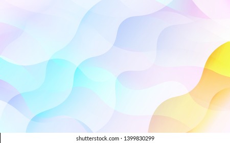 Template Background With Wave Wave Shape. For Design, Presentation, Business. Vector Illustration.