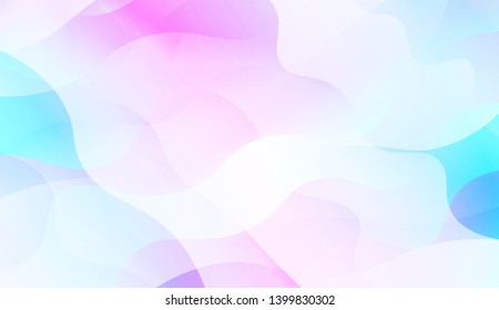 Template Background With Wave Wave Shape. For Design, Presentation, Business. Vector Illustration.
