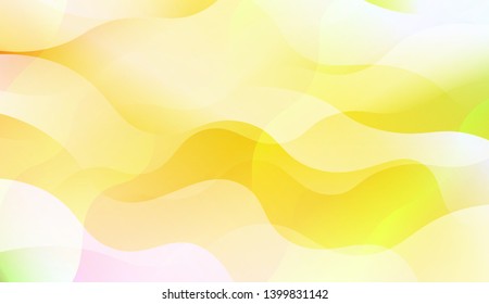 Template Background With Wave Wave Shape. For Design, Presentation, Business. Vector Illustration.