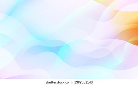 Template Background With Wave Wave Shape. For Design, Presentation, Business. Vector Illustration.