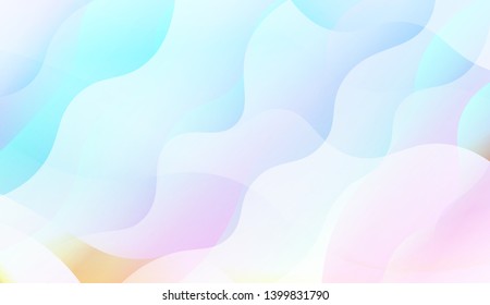 Template Background With Wave Wave Shape. For Design, Presentation, Business. Vector Illustration.