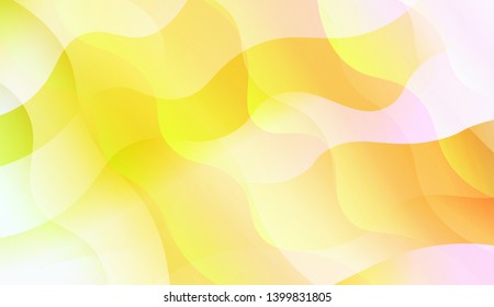 Template Background With Wave Wave Shape. For Design, Presentation, Business. Vector Illustration.