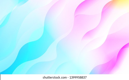 Template Background With Wave Wave Shape. For Design, Presentation, Business. Vector Illustration.