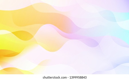 Template Background With Wave Wave Shape. For Design, Presentation, Business. Vector Illustration.