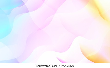 Template Background With Wave Wave Shape. For Design, Presentation, Business. Vector Illustration.