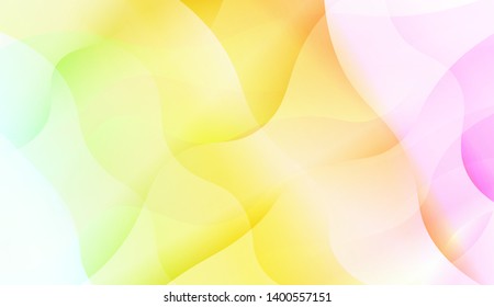 Template Background With Wave Wave Shape. For Design, Presentation, Business. Vector Illustration.