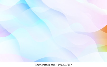 Template Background With Wave Wave Shape. For Design, Presentation, Business. Vector Illustration.