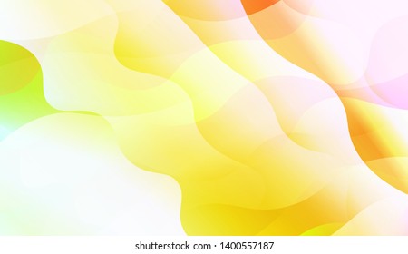 Template Background With Wave Wave Shape. For Design, Presentation, Business. Vector Illustration.