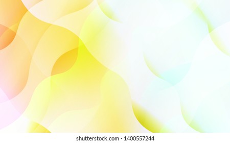 Template Background With Wave Wave Shape. For Design, Presentation, Business. Vector Illustration.