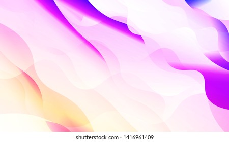 Template Background With Wave Wave Shape. For Design, Presentation, Business. Vector Illustration.