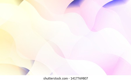 Template Background With Wave Wave Shape. For Design, Presentation, Business. Vector Illustration.