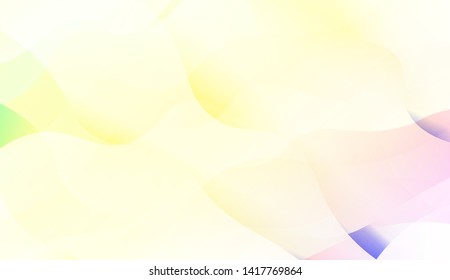 Template Background With Wave Wave Shape. For Design, Presentation, Business. Vector Illustration.