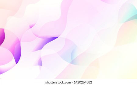 Template Background With Wave Wave Shape. For Design, Presentation, Business. Vector Illustration.