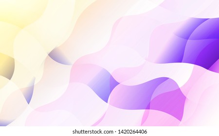 Template Background With Wave Wave Shape. For Design, Presentation, Business. Vector Illustration.
