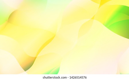 Template Background With Wave Wave Shape. For Design, Presentation, Business. Vector Illustration.