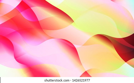 Template Background With Wave Wave Shape. For Design, Presentation, Business. Vector Illustration.