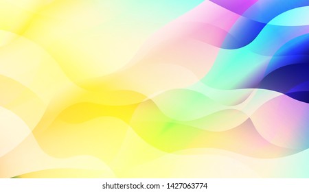 Template Background With Wave Wave Shape. For Design, Presentation, Business. Vector Illustration.