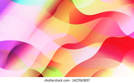 Template Background With Wave Wave Shape. For Design, Presentation, Business. Vector Illustration.