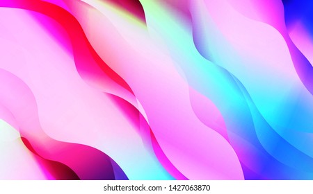 Template Background With Wave Wave Shape. For Design, Presentation, Business. Vector Illustration.