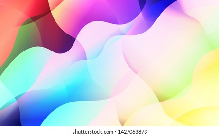 Template Background With Wave Wave Shape. For Design, Presentation, Business. Vector Illustration.