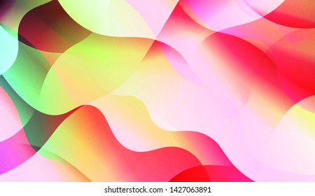 Template Background With Wave Wave Shape. For Design, Presentation, Business. Vector Illustration.