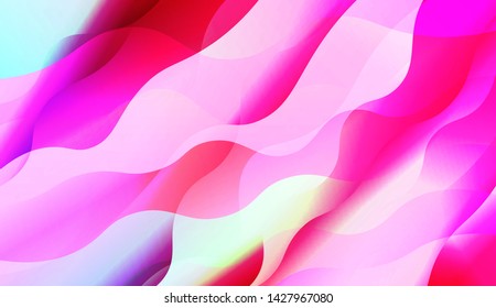 Template Background With Wave Wave Shape. For Design, Presentation, Business. Vector Illustration.