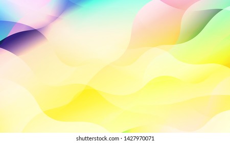 Template Background With Wave Wave Shape. For Design, Presentation, Business. Vector Illustration.