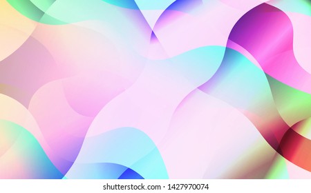 Template Background With Wave Wave Shape. For Design, Presentation, Business. Vector Illustration.