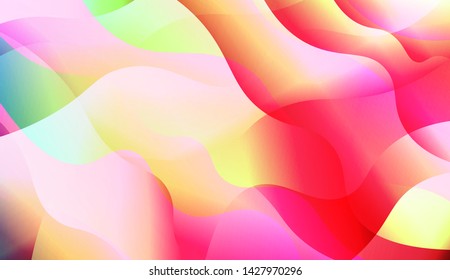 Template Background With Wave Wave Shape. For Design, Presentation, Business. Vector Illustration.