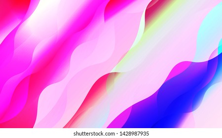 Template Background With Wave Wave Shape. For Design, Presentation, Business. Vector Illustration.