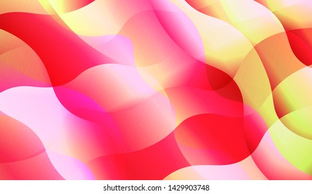 Template Background With Wave Wave Shape. For Design, Presentation, Business. Vector Illustration.