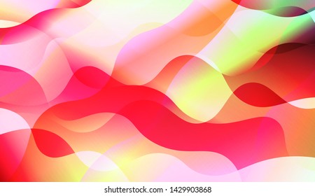 Template Background With Wave Wave Shape. For Design, Presentation, Business. Vector Illustration.