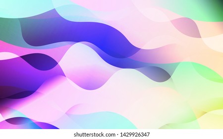 Template Background With Wave Wave Shape. For Design, Presentation, Business. Vector Illustration.