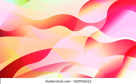 Template Background With Wave Wave Shape. For Design, Presentation, Business. Vector Illustration.