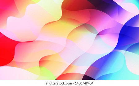 Template Background With Wave Wave Shape. For Design, Presentation, Business. Vector Illustration.