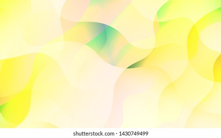 Template Background With Wave Wave Shape. For Design, Presentation, Business. Vector Illustration.