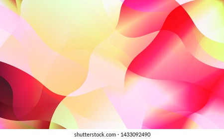Template Background With Wave Wave Shape. For Design, Presentation, Business. Vector Illustration.