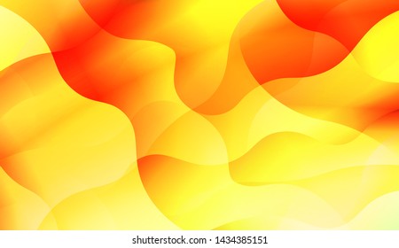 Template Background With Wave Wave Shape. For Design, Presentation, Business. Vector Illustration.